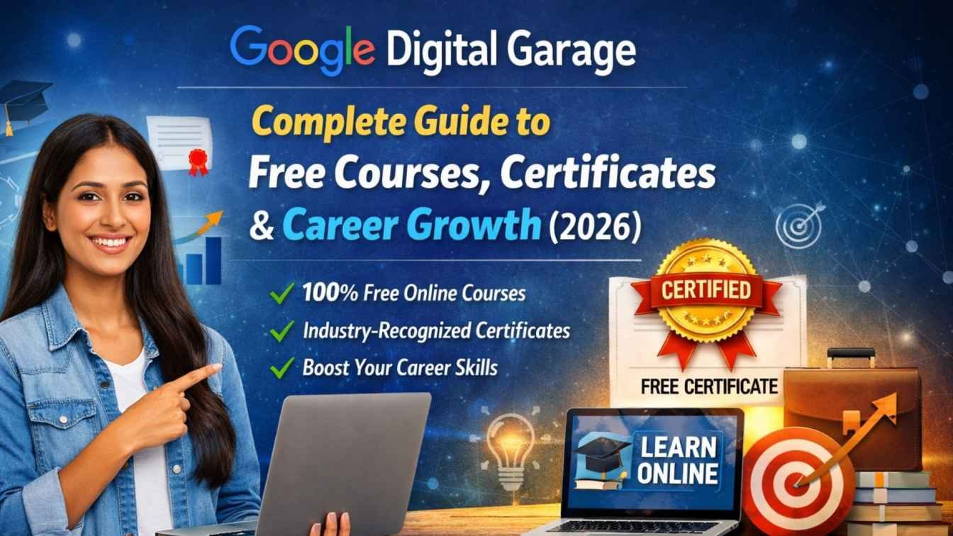 Google Digital Garage : Free Courses Certificates, Benefits & Career Guide